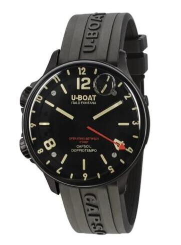 Replica U-BOAT Watch Capsoil Darkmoon Quartz Black Dial 8770